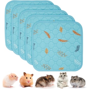 Sunheir Washable Pee Pads for Dogs 2-Pack Reusable Puppy Pads Pet Training Pads, Waterproof Dog Pee Pads for Crate, Whelping Pad, Non-Slip Protects Against Urine Leakage (Leaves – Pink, 31×36)(Leaves – Sky Blue)