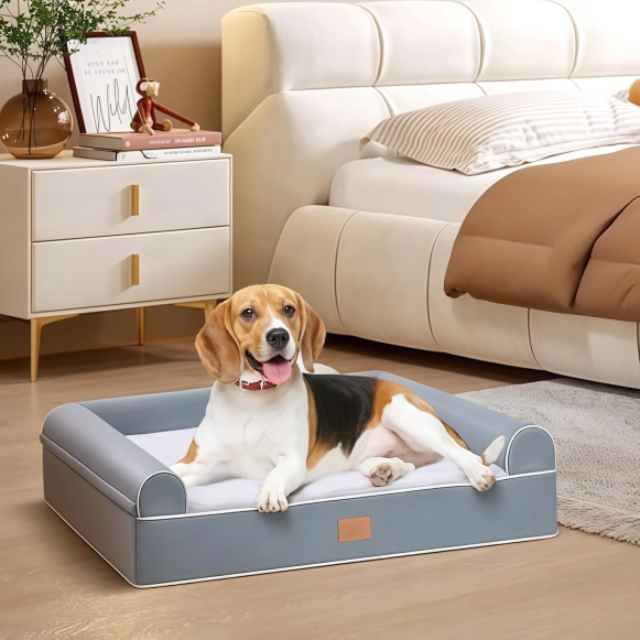 SUNHEIR Memory Foam Dog Bed and  Crate Comfort